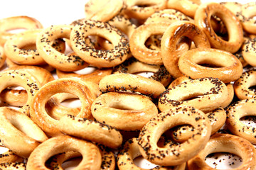 bagel with poppy seeds