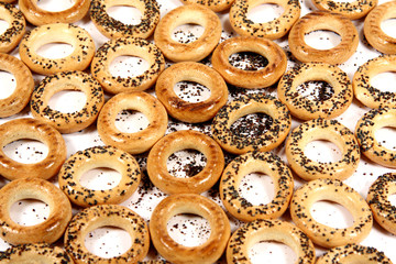 bagel with poppy seeds