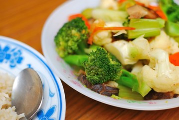 Sumptuous Chinese style cuisine