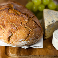 Rustic loaf of bread