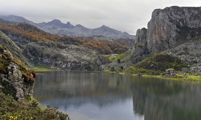 Fototapeta na wymiar Ercina Lago, Asturia