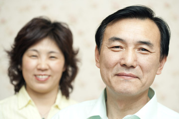 Man and Woman Smiling