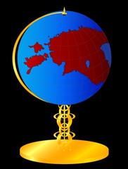 the globe of estonia