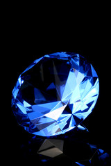 Fototapeta na wymiar blue crystal