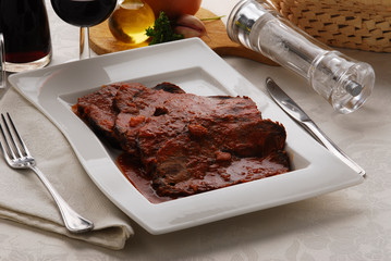 Stracotto al pomodoro - Secondi di carne