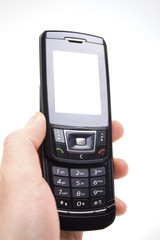 Cell phone in a hand