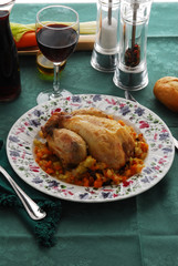 Pollo al forno e verdure - Secondi di carne