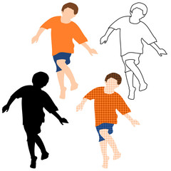 Boy Four Styles Set 07