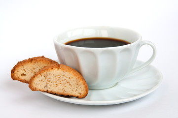 coffee and biscotti