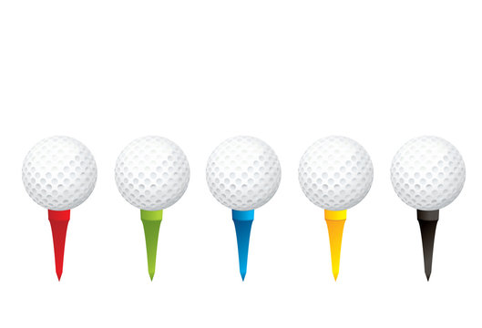 Golf Balls And Tees