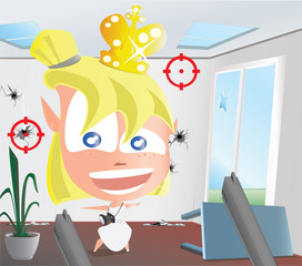 The impregnable queen of paparazzi