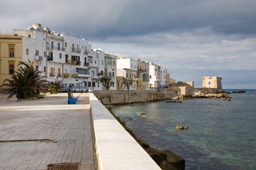 Seafront of Trapani, Sicily - obrazy, fototapety, plakaty