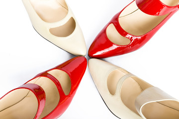 Two pairs new elegant ladies' shoes