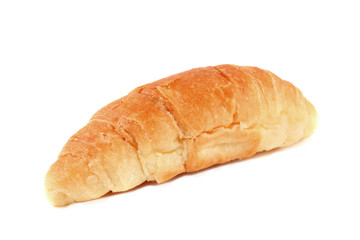 Golden baked croissant