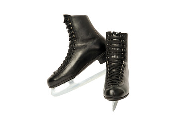 Eiskunstlauf Schlittschuhe schwarz