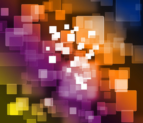 Abstract colorful square background