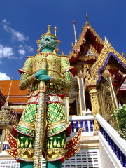 Fototapeta na wymiar Pagoda w świątyni w Bangkoku, Tajlandia.
