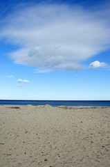 Fototapeta premium spiaggia con cielo