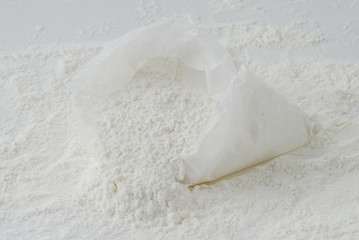 flour and bag