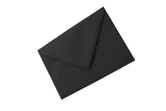 kuvert grau-schwarz
