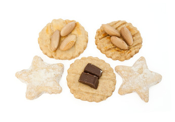 five homemade pastries