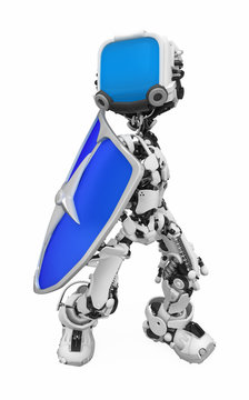 Blue Screen Robot, Shield