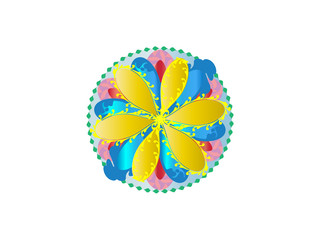 マンダラ風文様