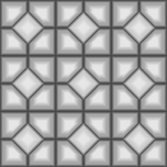 Seamless 3d vector pattern with tiles