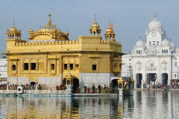 Fototapeta na wymiar Złota Świątynia - Indie