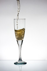 Glass of champange