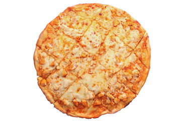Buffalo style chicken pizza
