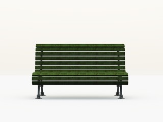 Die gr&uuml;ne Parkbank