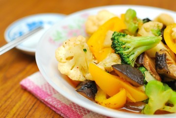 Sumptuous Chinese style cuisine