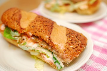 Healthy vegetarian sandwich