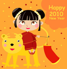 New Year Greetings_Girl