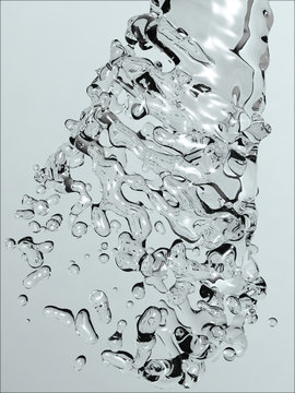 Water Splash Abstract Background