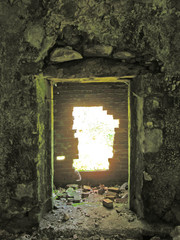old  mill door interior