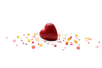 Love concept with heart