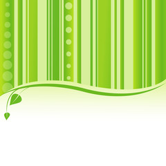 Green Nature Background. Vector Illustration