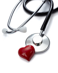 stethoscope heart health care medicine tool