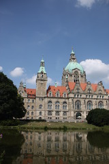 Obraz premium Rathaus in Hannover