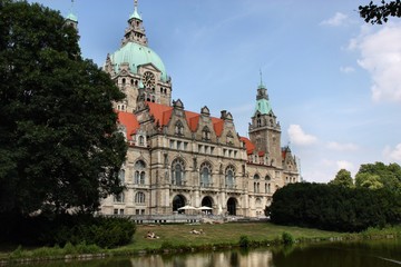 Obraz premium Rathaus in Hannover