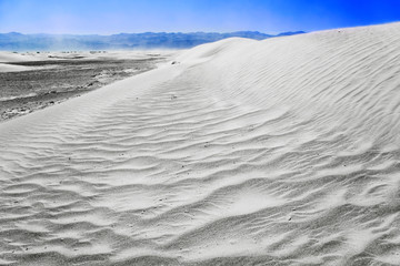 White sand dunes, Death Valley, California