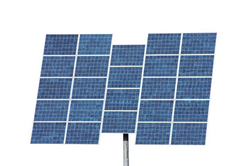 Solarzellen freigestellt mit Pfad
