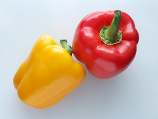Red and yellow pepper