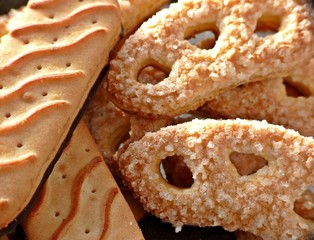 Cakes with sugar