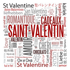 Valentine day multilanguage