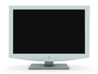 White TV LCD