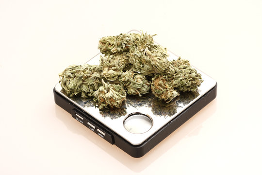 File:24 grams of cannabis buds and digital scale.jpg - Wikimedia Commons