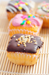 Chocolate with walnut muffin